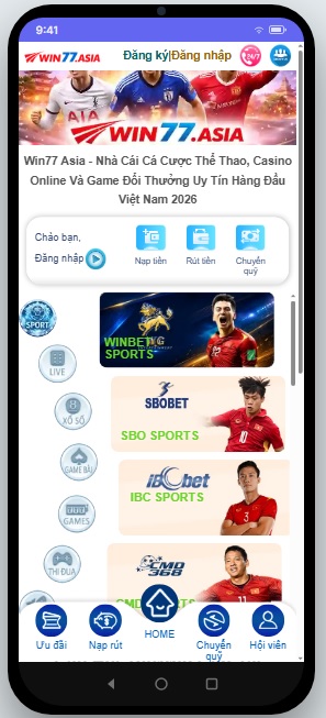 Tải app Win77
